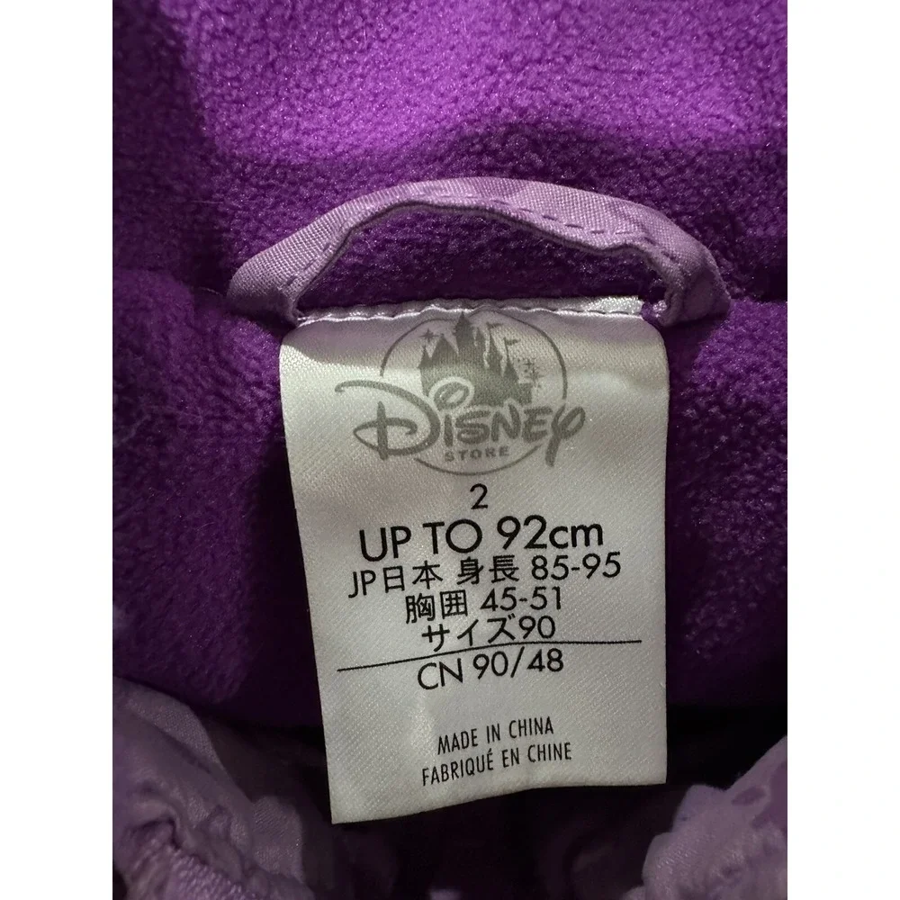 Disney Girls Kids Rapunzel Tangled Puffer Jacket Size 2 Great Condition